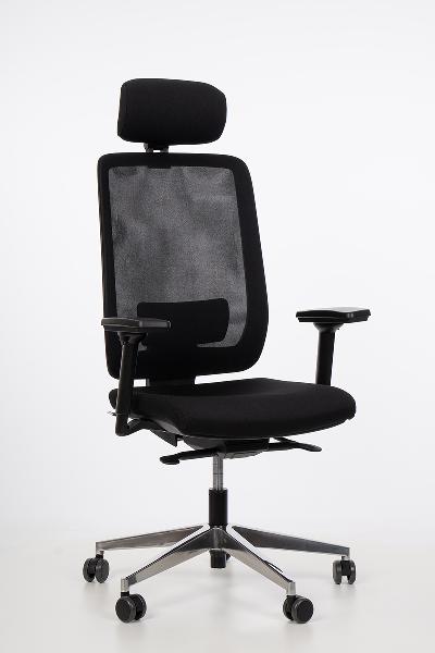 Kancelářská židle 1930 SYN-SL Eclipse NET PDH Black