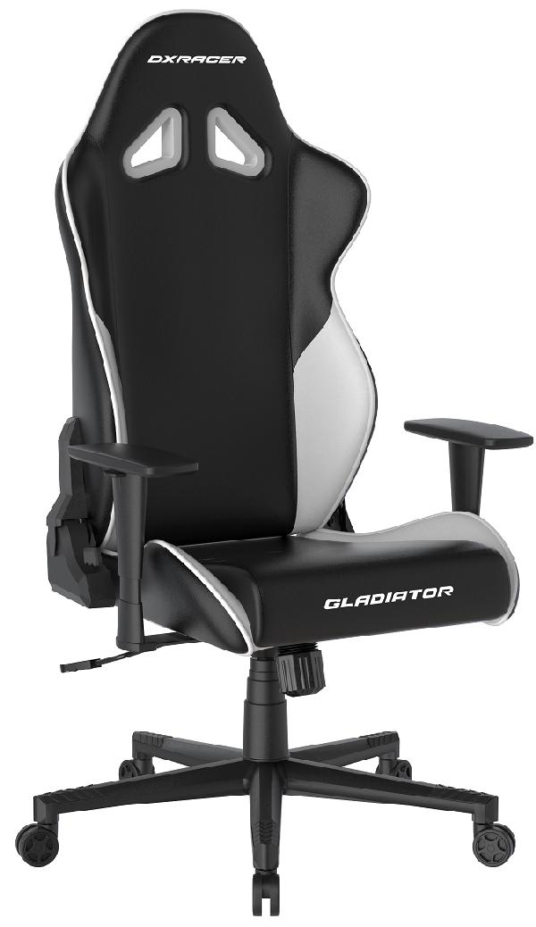Herní židle DXRacer GLADIATOR černo-bílá – mechanismus TILT