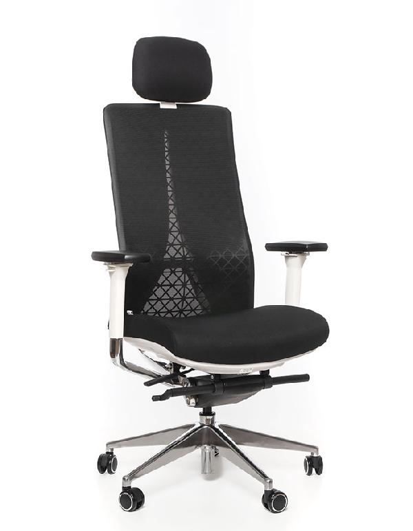 Sego Ego White – ergonomická kancelářská síťovaná židle, bílá