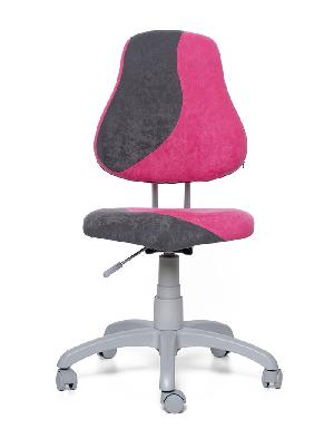 ALBA židle FUXO S-line Růžová/šedá