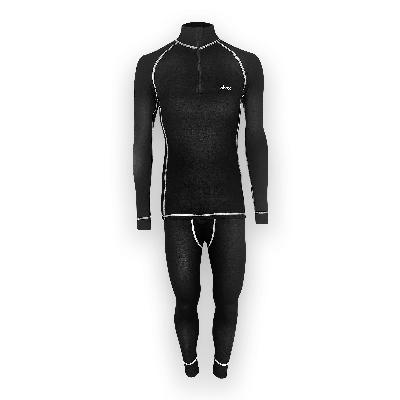 Pánsky merino set ZIP- triko a spodky 