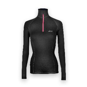 Dámské merino triko ZIP