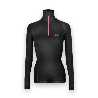 Dámské merino triko ZIP