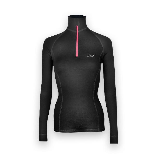 Dámské merino triko ZIP
