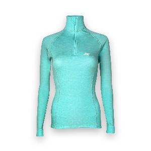 Dámské merino triko ZIP