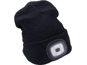Čepice s čelovým světlem Extol LIGHT - Černá