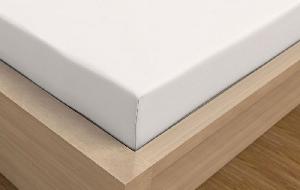 Jersey prostěradlo s lycrou DeLuxe 160x200 bílé