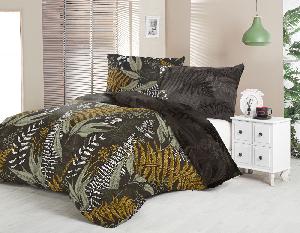 Saténové prodloužené povlečení LUXURY COLLECTION 140x220+70x90cm KAPRADÍ