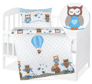 Dětské bavlněné povlečení 90x135+45x60 Modrá obloha