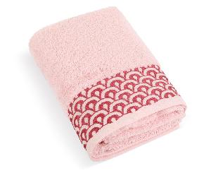PRÉMIOVÝ Froté ručník kolekce Krajka 50x100 Růžový