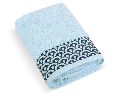 PRÉMIOVÝ Froté ručník kolekce Krajka 50x100 Modrý