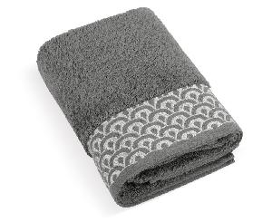 PRÉMIOVÝ Froté ručník kolekce Krajka 50x100 Šedý
