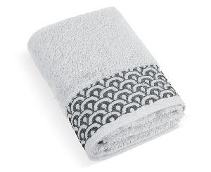 PRÉMIOVÁ Froté osuška kolekce Krajka 70x140 cm Světe šedá