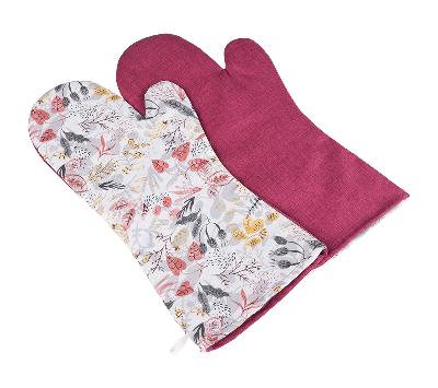 Grilovací rukavice 2ks - 22x46 cm - Podzim