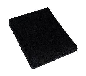 Froté plážová osuška - 100x150 Černá
