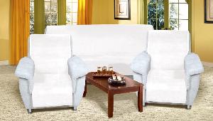 Souprava Korall micro 3+1+1 - 150x200, 65x150 BÍLÁ