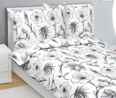 Krepové povlečení Deluxe 140x200+70x90 Ibišek