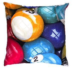 TP 3D povlak 45x45 - Billiard + polštář